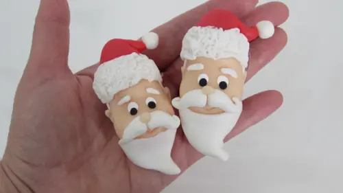 Porta Guardanapo de Natal Papai Noel de Biscuit