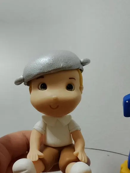 Topo de Bolo Menino com Panela de Biscuit