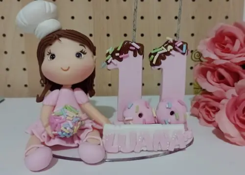 Vela Confeiteira Dois Dígitos e Nome