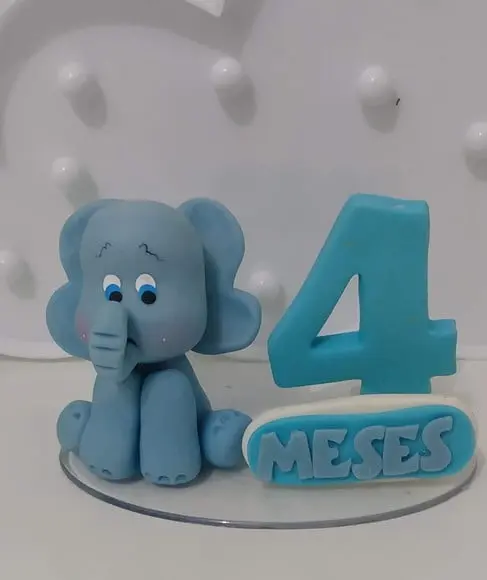 Vela Mesversário Elefante Safari