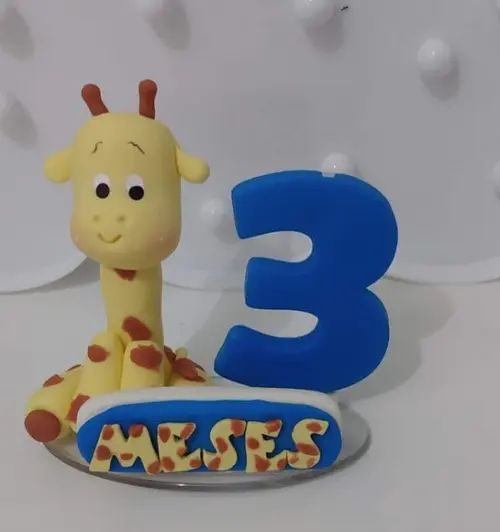 Vela Mesversário Girafa Safari