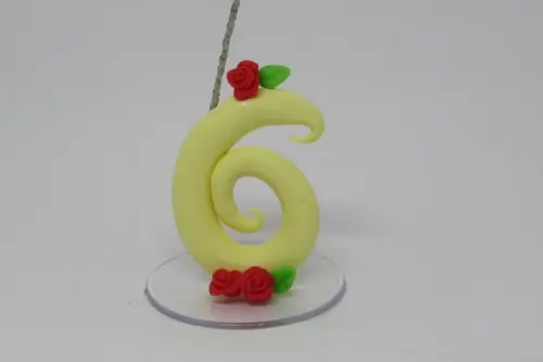 Vela Personalizada com Rosas