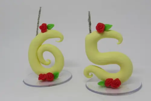 Vela Personalizada com Rosas