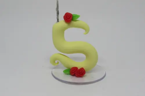 Vela Personalizada com Rosas