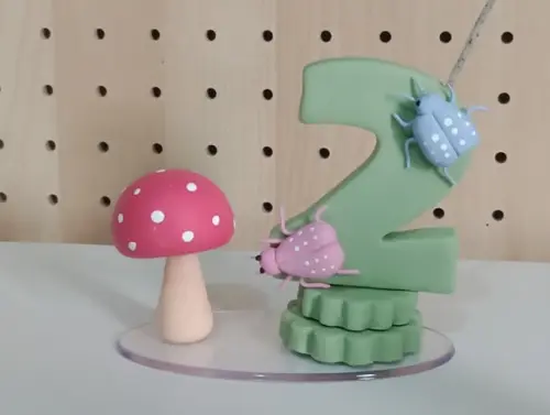 Vela Personalizada Jardim de Biscuit para Festa de Menino