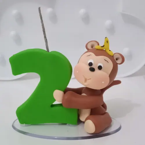 Vela Safari Macaco de Biscuit