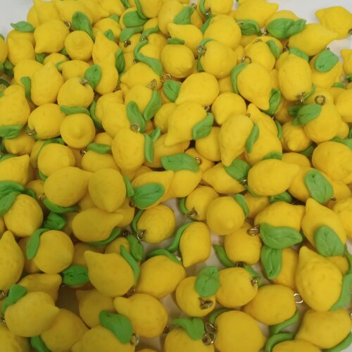 Mini Pingente Limão para Cozinha Lembrancinhas ou Convites