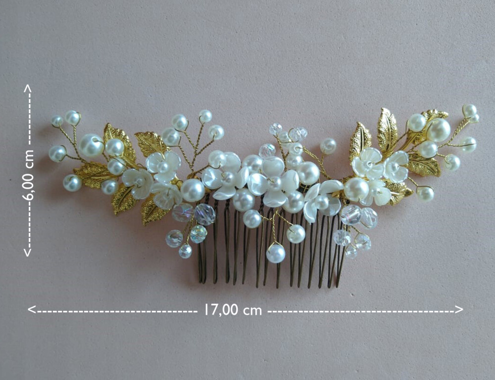 ARRANJO PARA CABELO DE NOIVAS - PENTE PARA NOIVAS