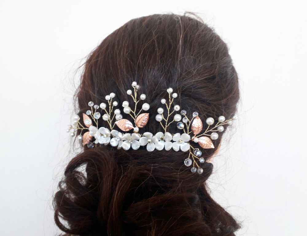 ARRANJO PARA PENTEADO DE NOIVA
