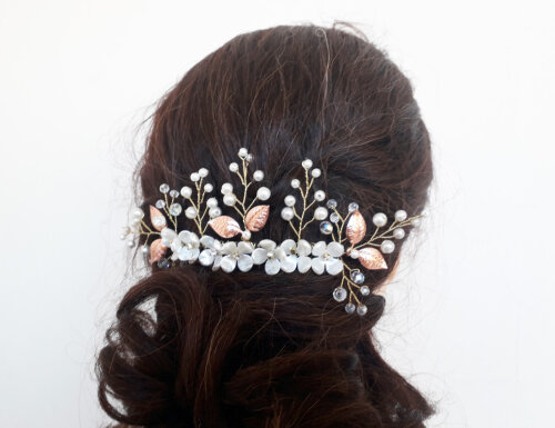 ARRANJO PARA PENTEADO DE NOIVA