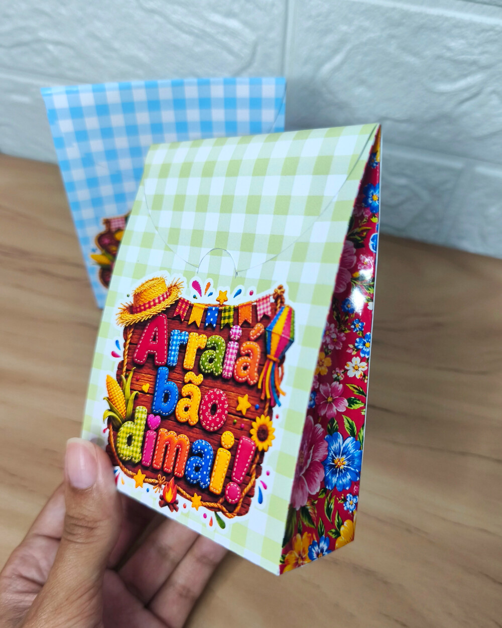 Kit 10 Sacolinha Festa Junina Personalizada Para Lembrancinhas