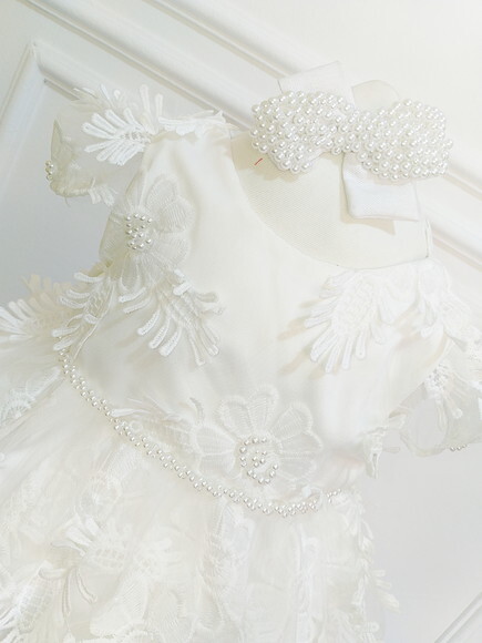 Vestido Batizado + Touca