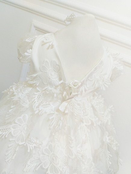 Vestido Batizado + Touca
