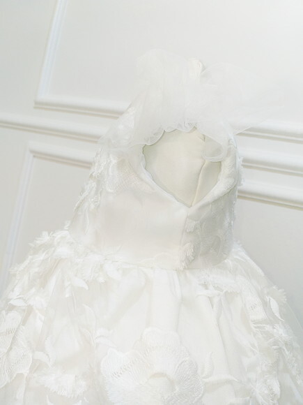 Vestido Batizado + Touca