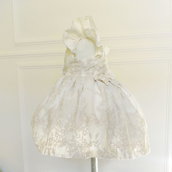 Vestido Bebê Boho Offwhite