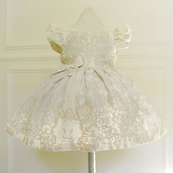 Vestido Bebê Boho Offwhite