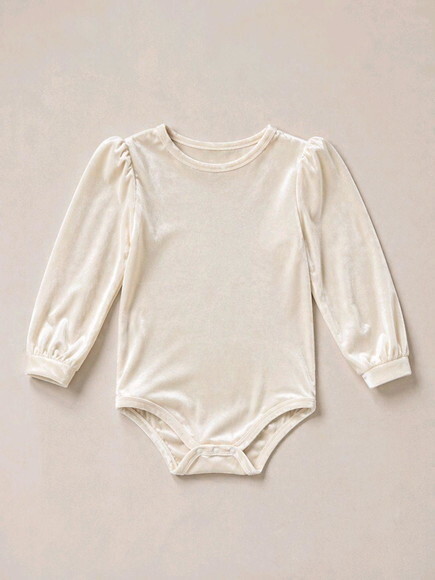 Vestido Daminha de Honra Alba + Body de Veludo (juvenil)