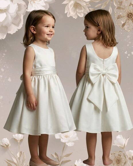 Vestido Daminha de Honra Luxo Infantil P Casamento Sobmedida