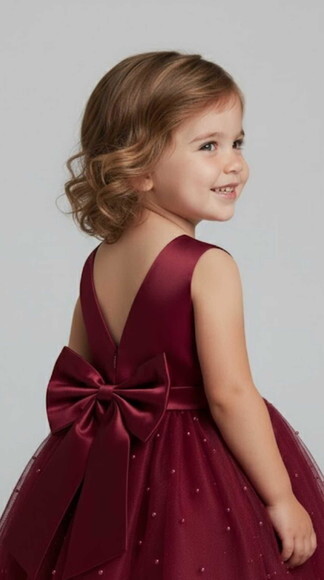Vestido Infantil Festa Sob Medida ? Tule com Armação