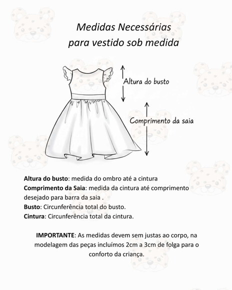Vestido Infantil para Batizado e Casamento Tule com Pérola
