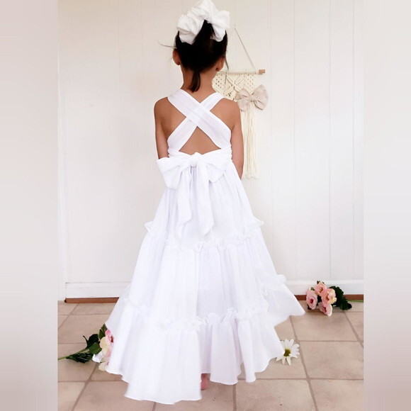 Vestido Infantil/juvenil 8 a 12a.daminha Batizado