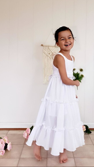 Vestido Infantil/juvenil 8 a 12a.daminha Batizado