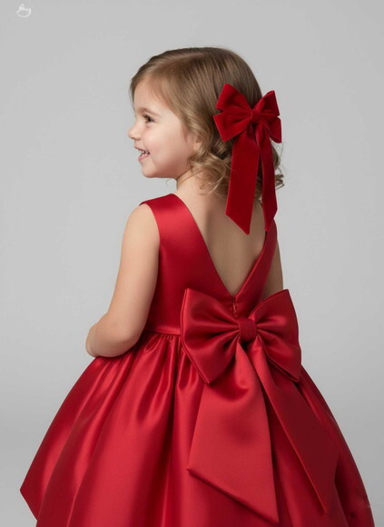 Vestido Natalino Infantil