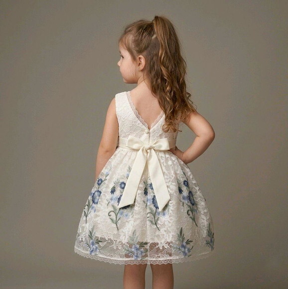 Vestido Renda Bordado Luxo