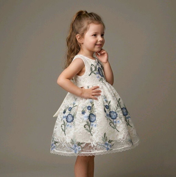 Vestido Renda Bordado Luxo