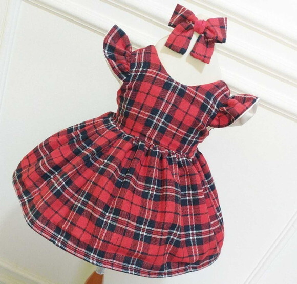 Vestido Xadrez Vermelho
