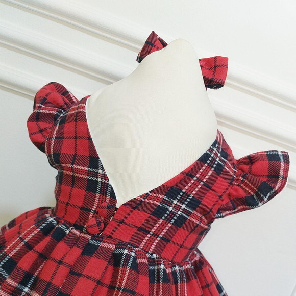 Vestido Xadrez Vermelho