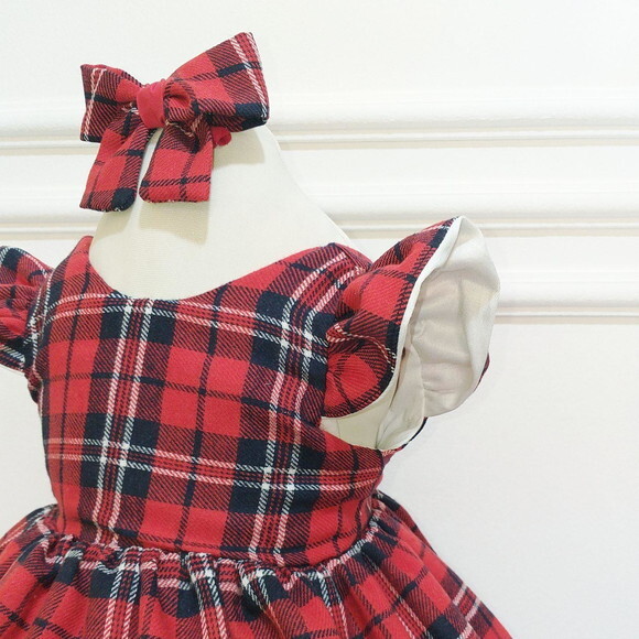Vestido Xadrez Vermelho