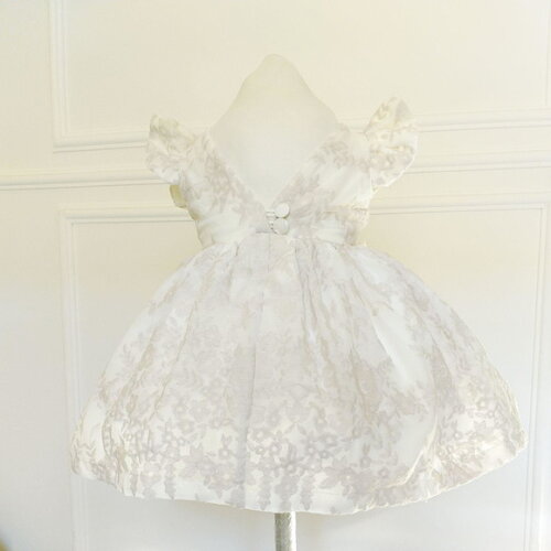 Vestido Bebê Boho Offwhite