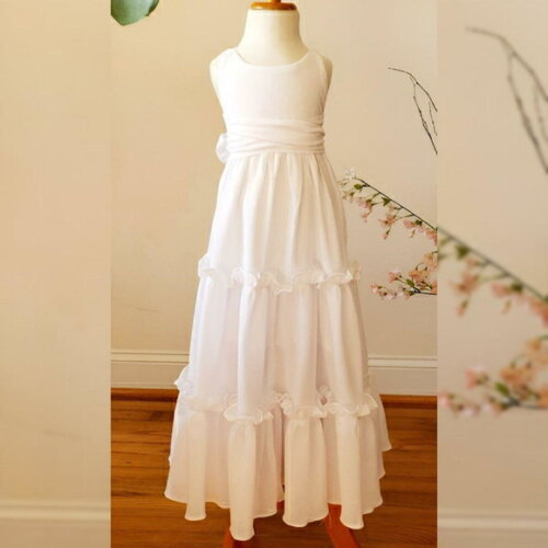 Vestido Infantil/juvenil 8 a 12a.daminha Batizado