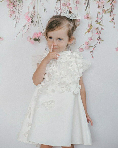 Vestido Luxo Branco Batizado