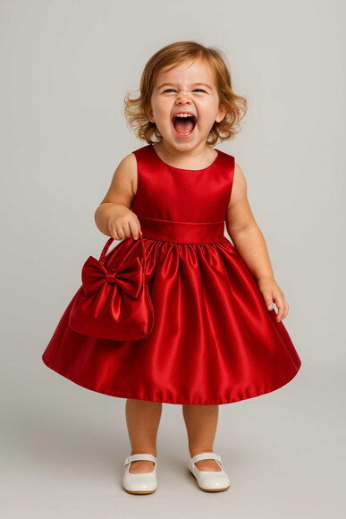 Vestido Natalino Infantil