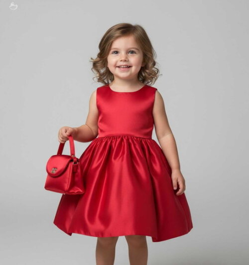 Vestido Natalino Infantil