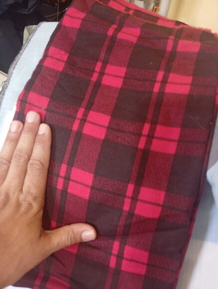 Vestido Vermelho e Preto