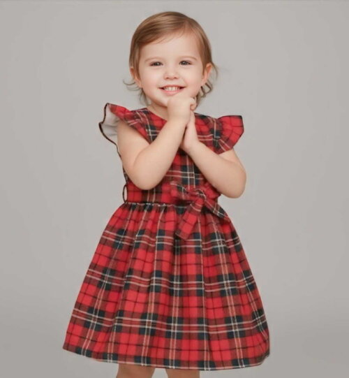 Vestido Xadrez Vermelho
