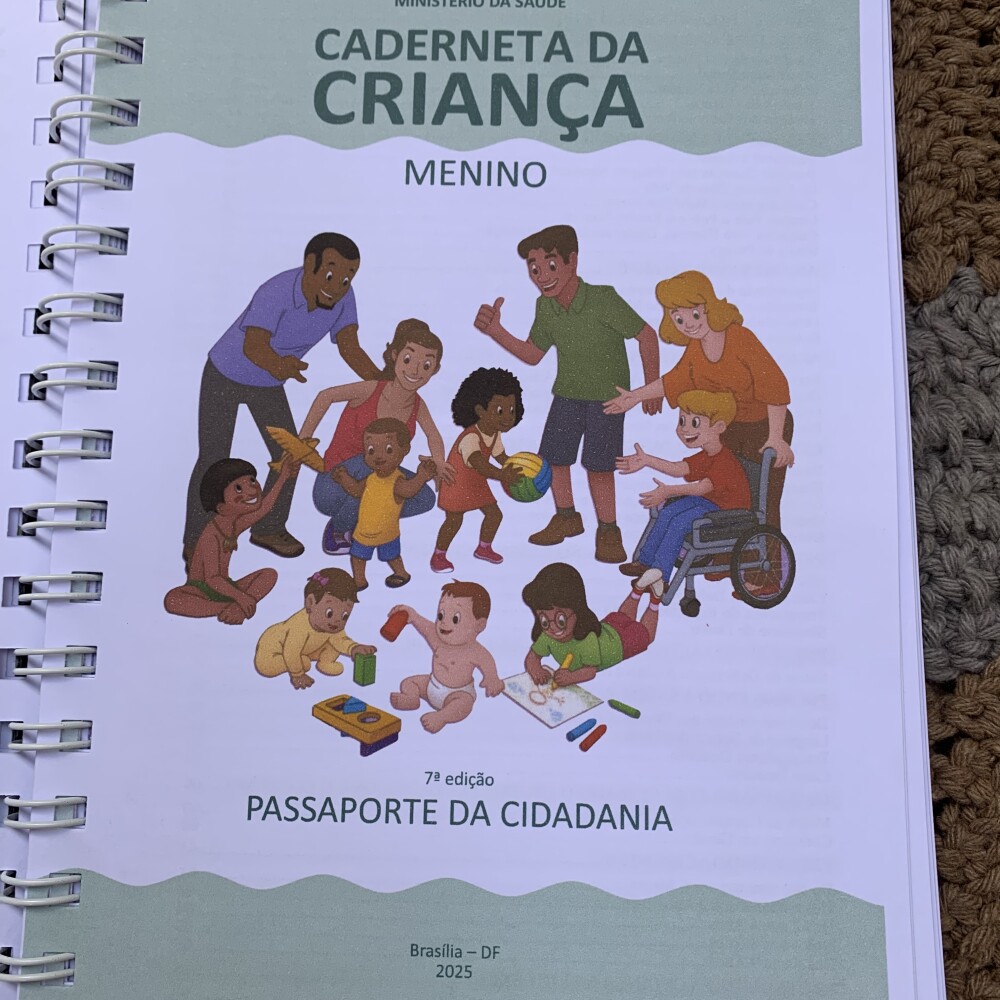 Caderneta de Saúde Safari Personalizada com nome