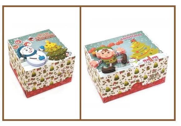 Arquivo Silhouette Caixa 4 e 6 Doces sem Cola Natal