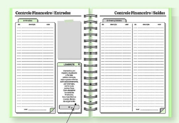 Arquivo de Corte - Miolo Planner Datado 2023 - A5