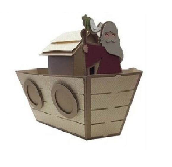 Arquivo de Corte Arca de Noé 3d Biblia