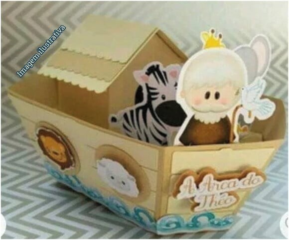 Arquivo de Corte Arca de Noé 3d Biblia