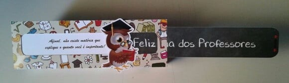 Arquivo de Corte Caixa Bis Deslizante Dia dos Professores