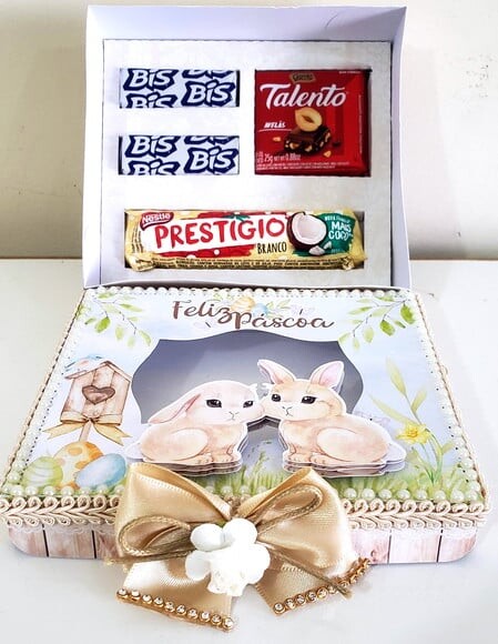 Arquivo de Corte Caixa Chocolates Páscoa Tradicional