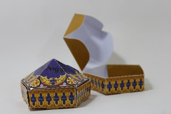 Arquivo de Corte Caixa Chocolate Frog Harry Potter