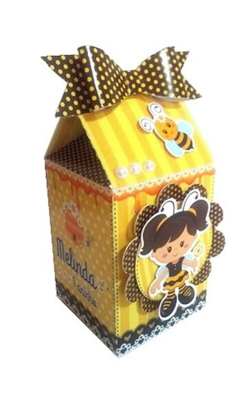 Arquivo de Corte Caixa Milk Abelhinha
