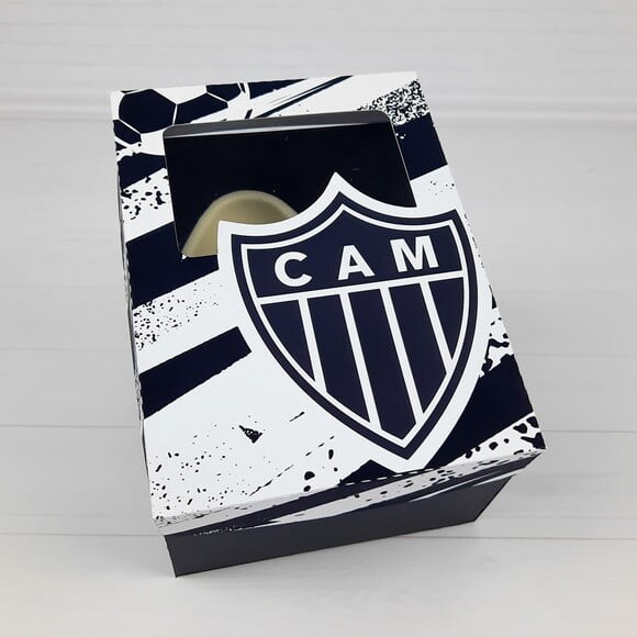 Arquivo de Corte Caixa Ovo Colher Atletico Mineiro Páscoa