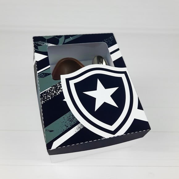 Arquivo de Corte Caixa Ovo de Colher Botafogo Páscoa